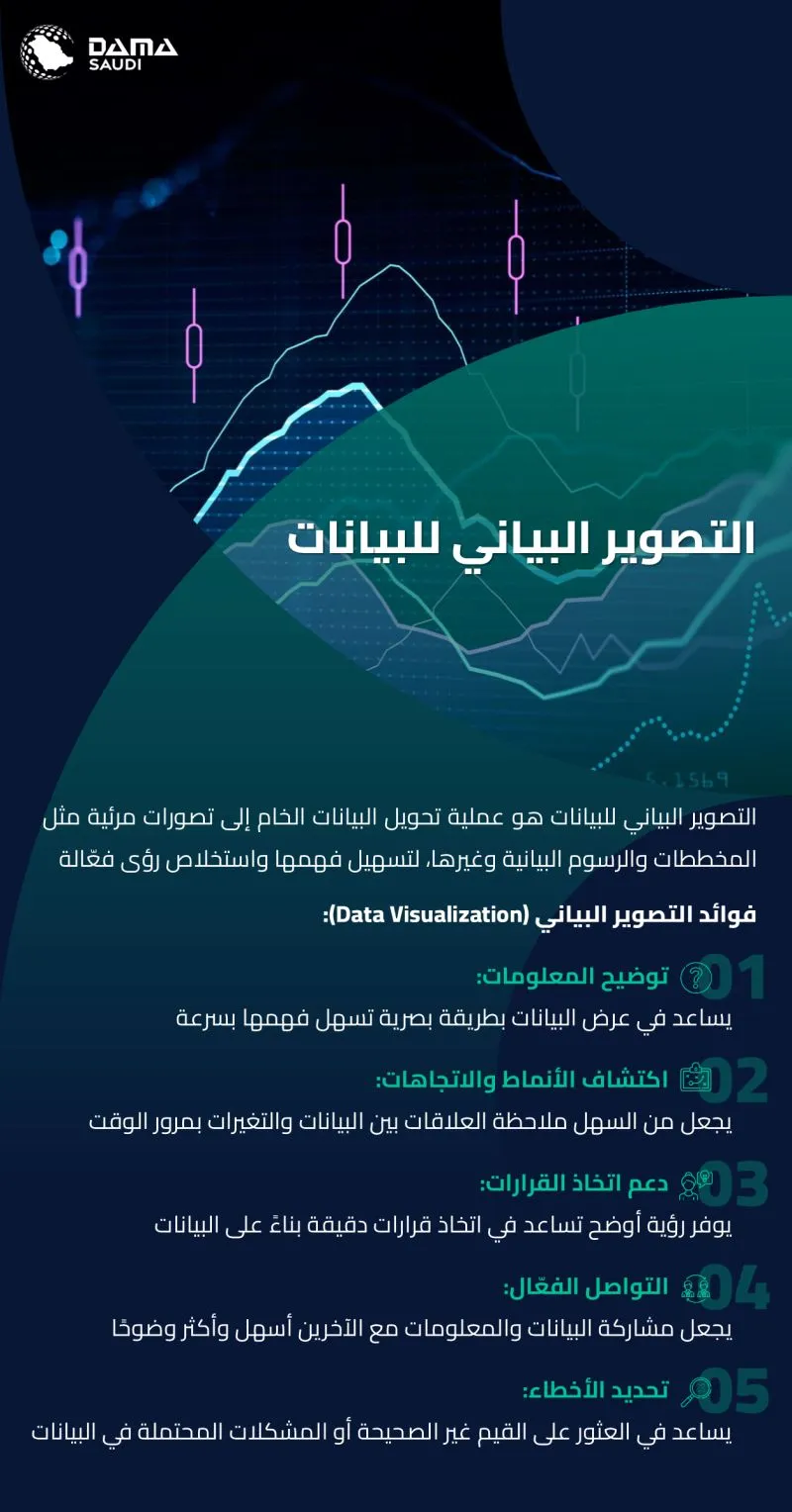 الشكل ١٣: التصوير البياني للبيانات وفوائده